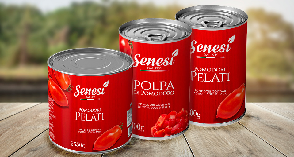 Senesi conserves de tomates italiennes Castelli